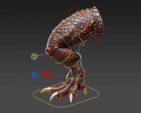 3ds max smartanim animation rig toolkit ikfk ik fk solver